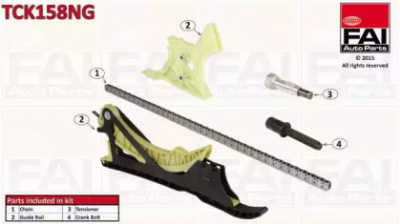 FAI AUTOPARTS tck158ng -  Комплект цели привода распредвала